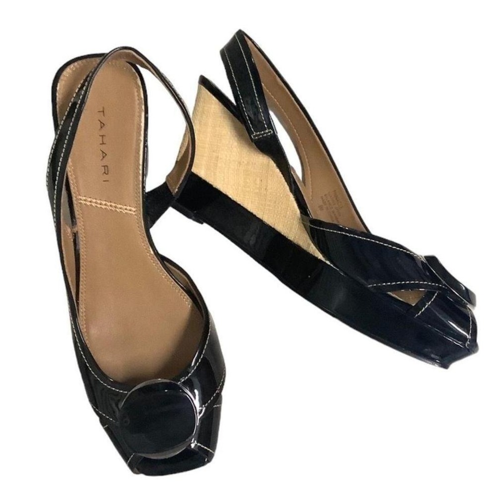 Tahari‎ Pinnacle platform wedge heel size 8